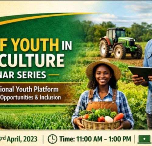 EAFF Youth in Agriculture-Webinar Series
